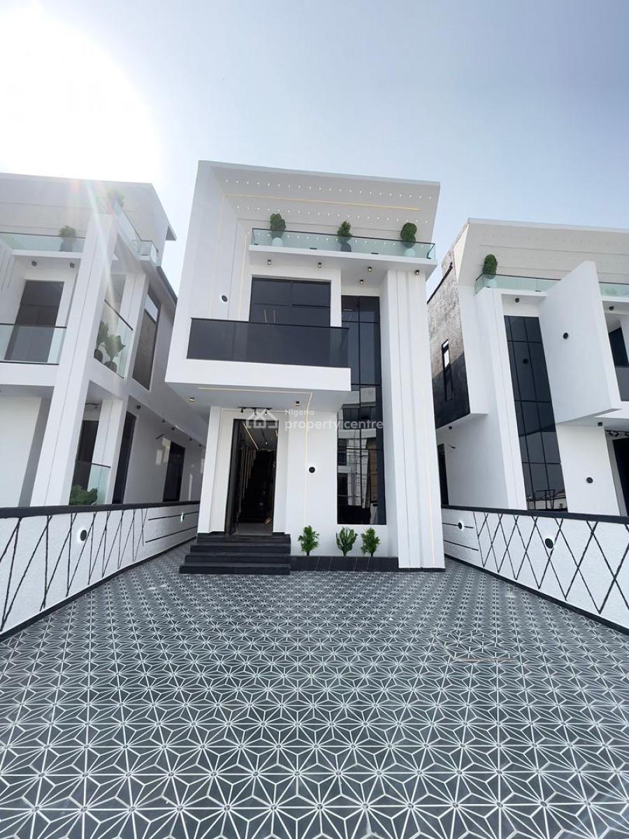 Gorgeously Finished Luxury 5 Bedroom Fully Detached Duplex with Swi, Chevron, Lekki, Lagos, Detached Duplex for Sale