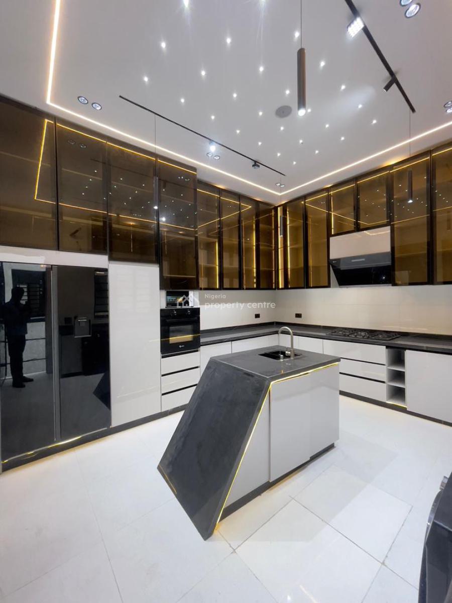 Gorgeously Finished Luxury 5 Bedroom Fully Detached Duplex with Swi, Chevron, Lekki, Lagos, Detached Duplex for Sale