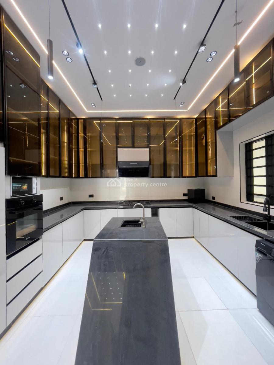 Gorgeously Finished Luxury 5 Bedroom Fully Detached Duplex with Swi, Chevron, Lekki, Lagos, Detached Duplex for Sale