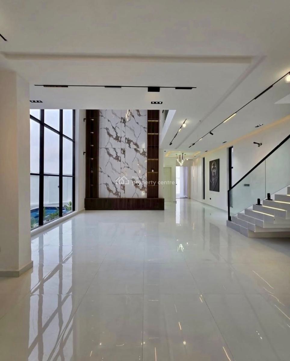 Statement 5-bedroom Home with Pool, Cinema & Gym, Chevron, Lekki, Lagos, Detached Duplex for Sale