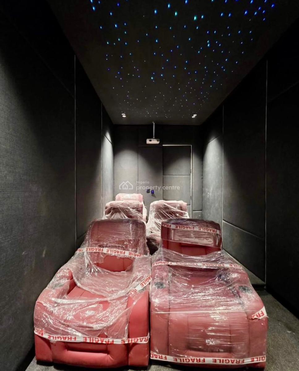 Statement 5-bedroom Home with Pool, Cinema & Gym, Chevron, Lekki, Lagos, Detached Duplex for Sale