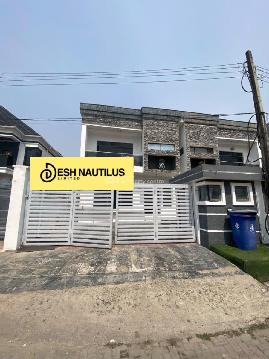 Spacious 4 Bedroom Duplex with Bq, Ikota, Lekki, Lagos, Detached Duplex for Rent