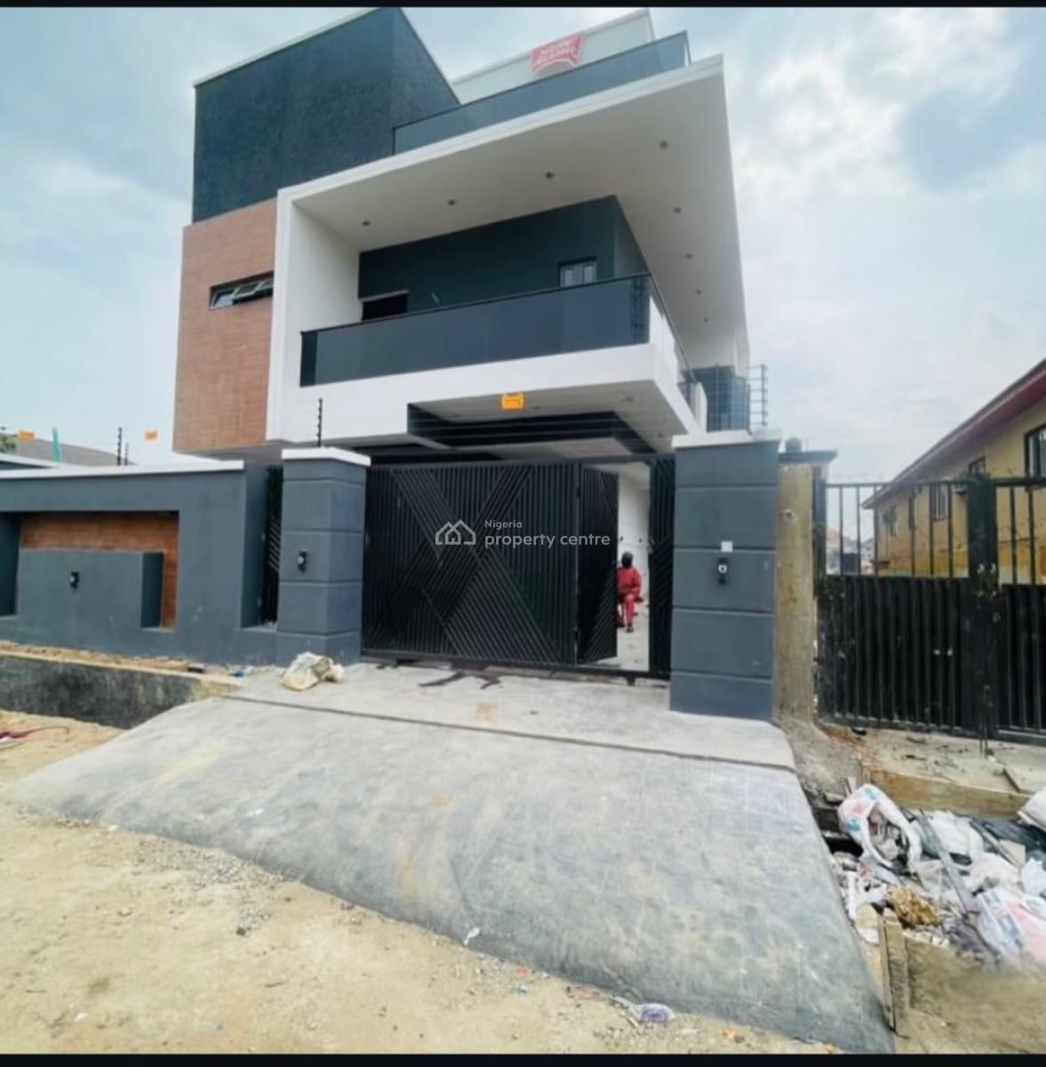 5 Bedroom House with a Bq and Cinema, Gra Phase 1, Magodo, Lagos, Detached Duplex for Sale