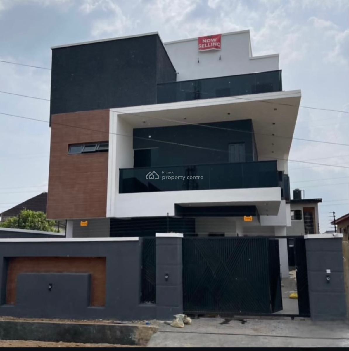 5 Bedroom House with a Bq and Cinema, Gra Phase 1, Magodo, Lagos, Detached Duplex for Sale