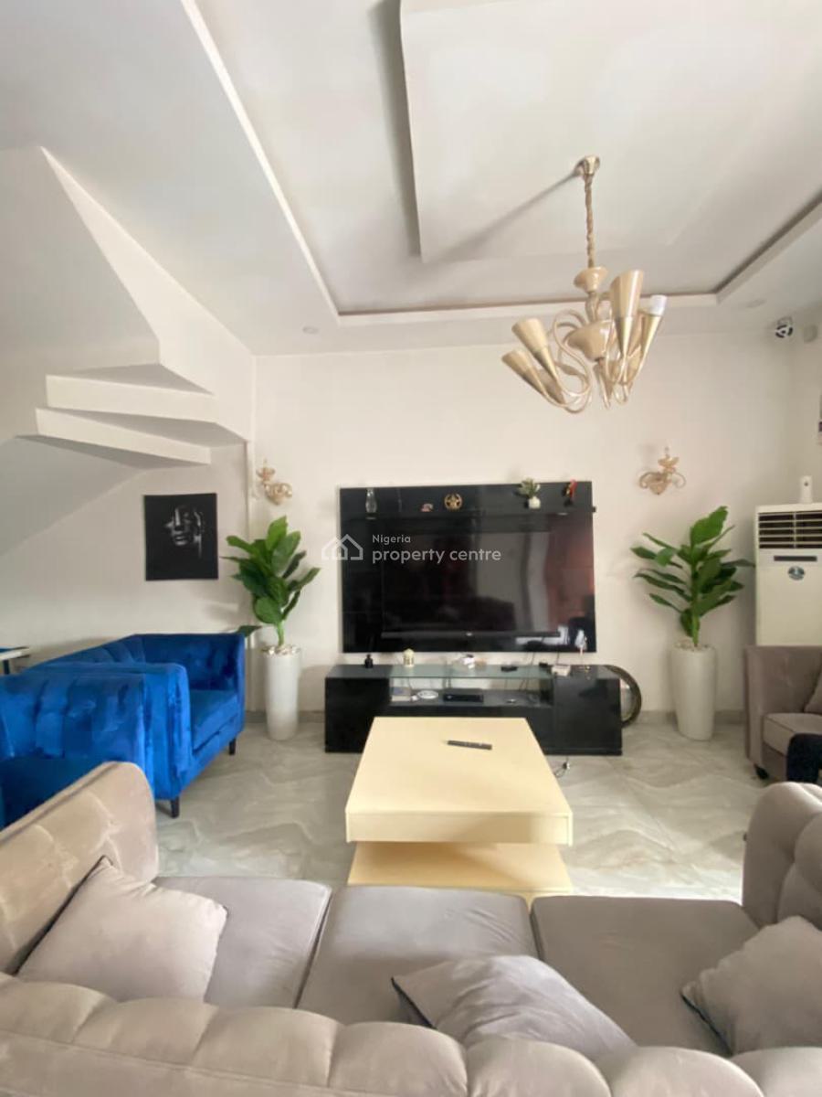 Exclusive 4 Bedroom Semi Detached Duplex with Bq, Chevron Toll Gate, Lekki Phase 2, Lekki, Lagos, Semi-detached Duplex for Rent