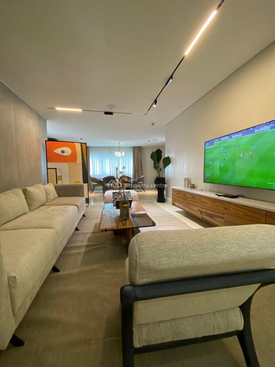 Luxury 3 Bedroom Apartment with All Shades of Deluxe Living, Bourdilon Road, Ikoyi, Lagos, Flat / Apartment Short Let