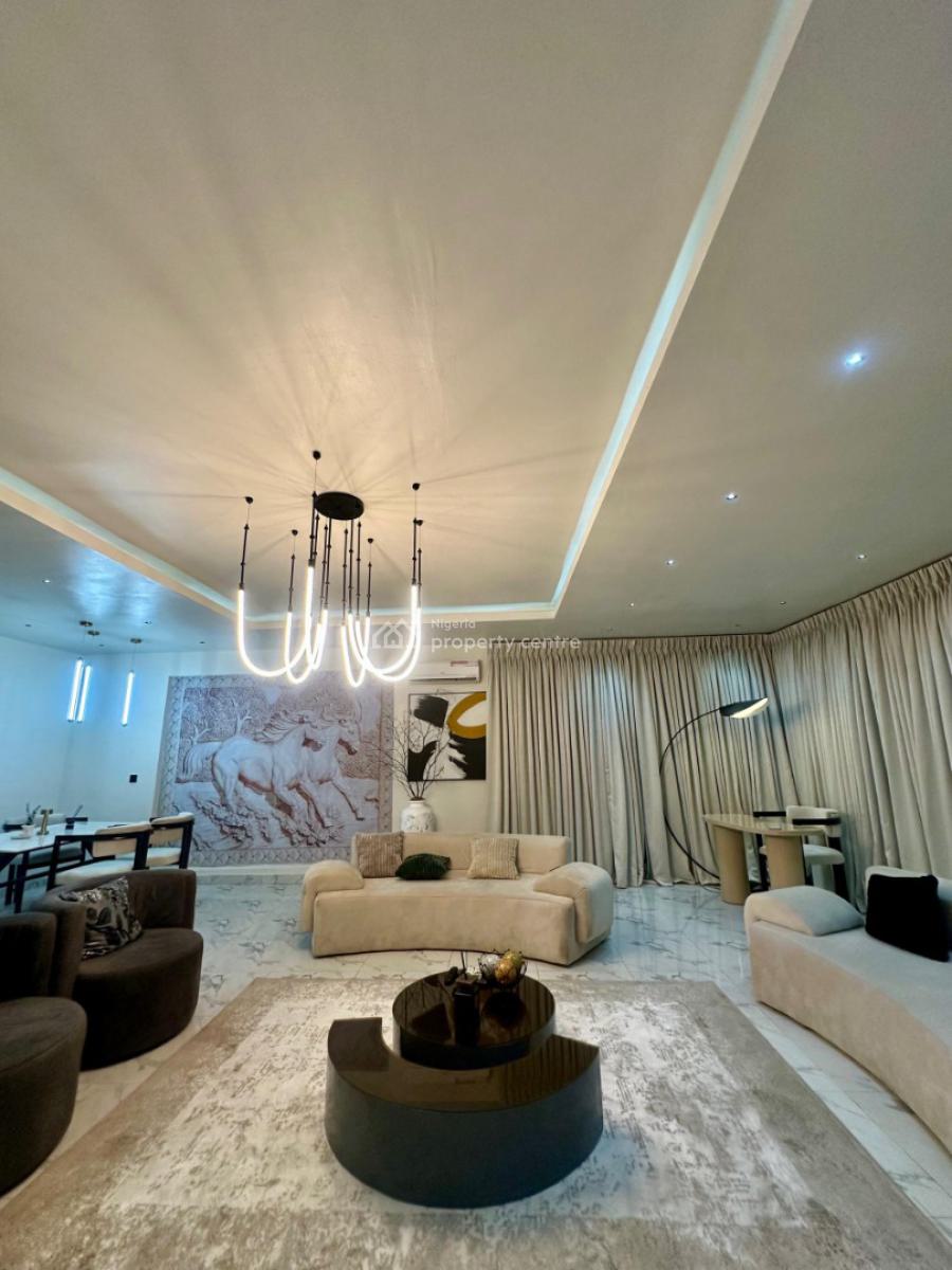 Luxury 3 Bedroom Paint House with a Cinema, Water Corporation Drive, Oniru, Victoria Island (vi), Lagos, Flat / Apartment Short Let
