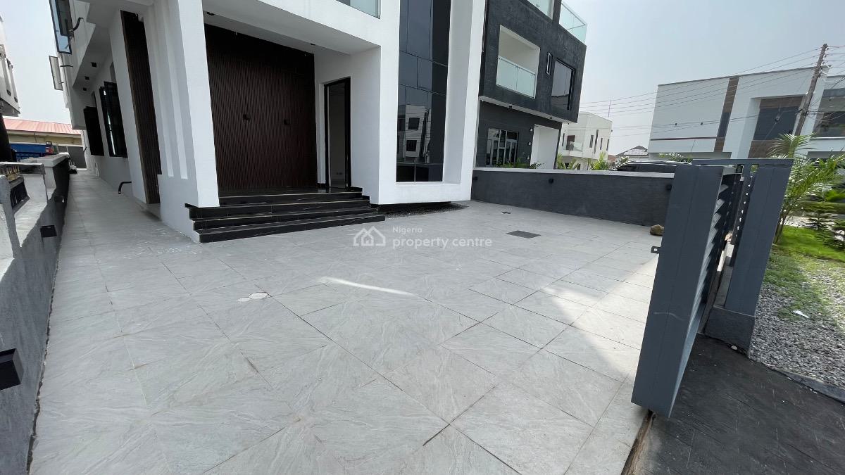 Luxury and Spacious 5 Bedroom Fully Detached Duplex with a Bq and Pool, Chevron, Lekki, Lagos, Detached Duplex for Sale
