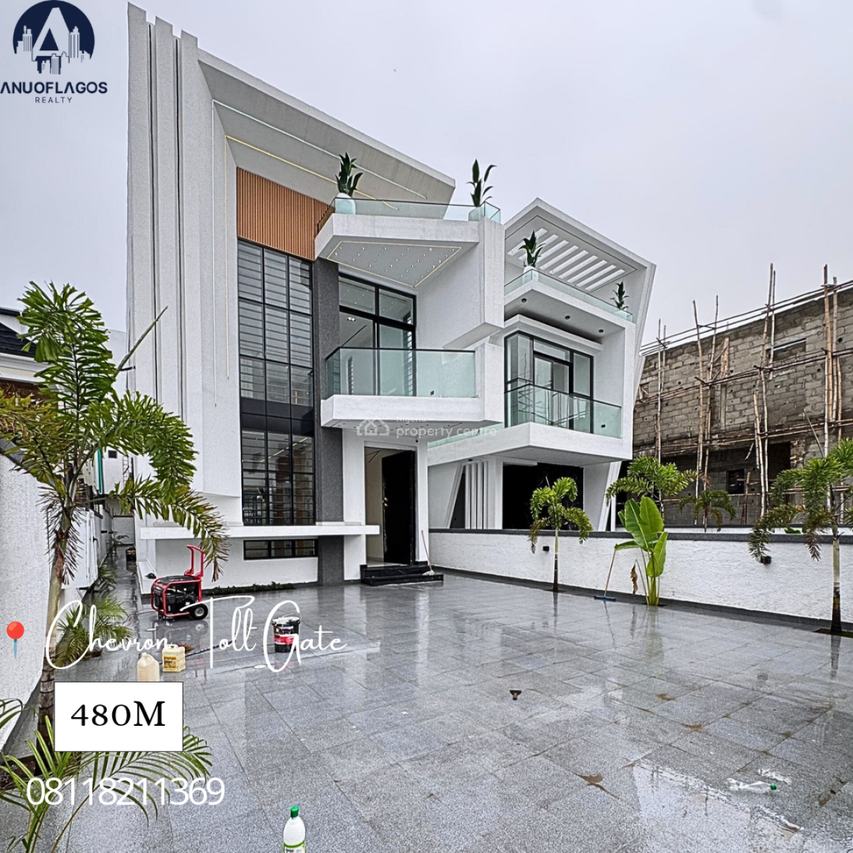Magnificent 5 Beds with a Private Pool, Chevron Toll Gate, Lekki, Lagos, Detached Duplex for Sale