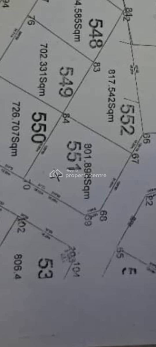 801sqm Guzape Plot at Fha, Fha Guzape, Guzape District, Abuja, Residential Land for Sale