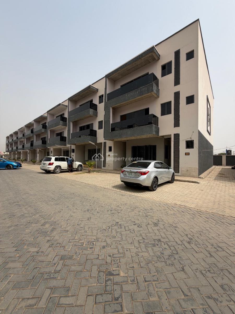 4 Bedrooms Terrace Duplex with a Bq, Jahi, Abuja, Terraced Duplex for Sale