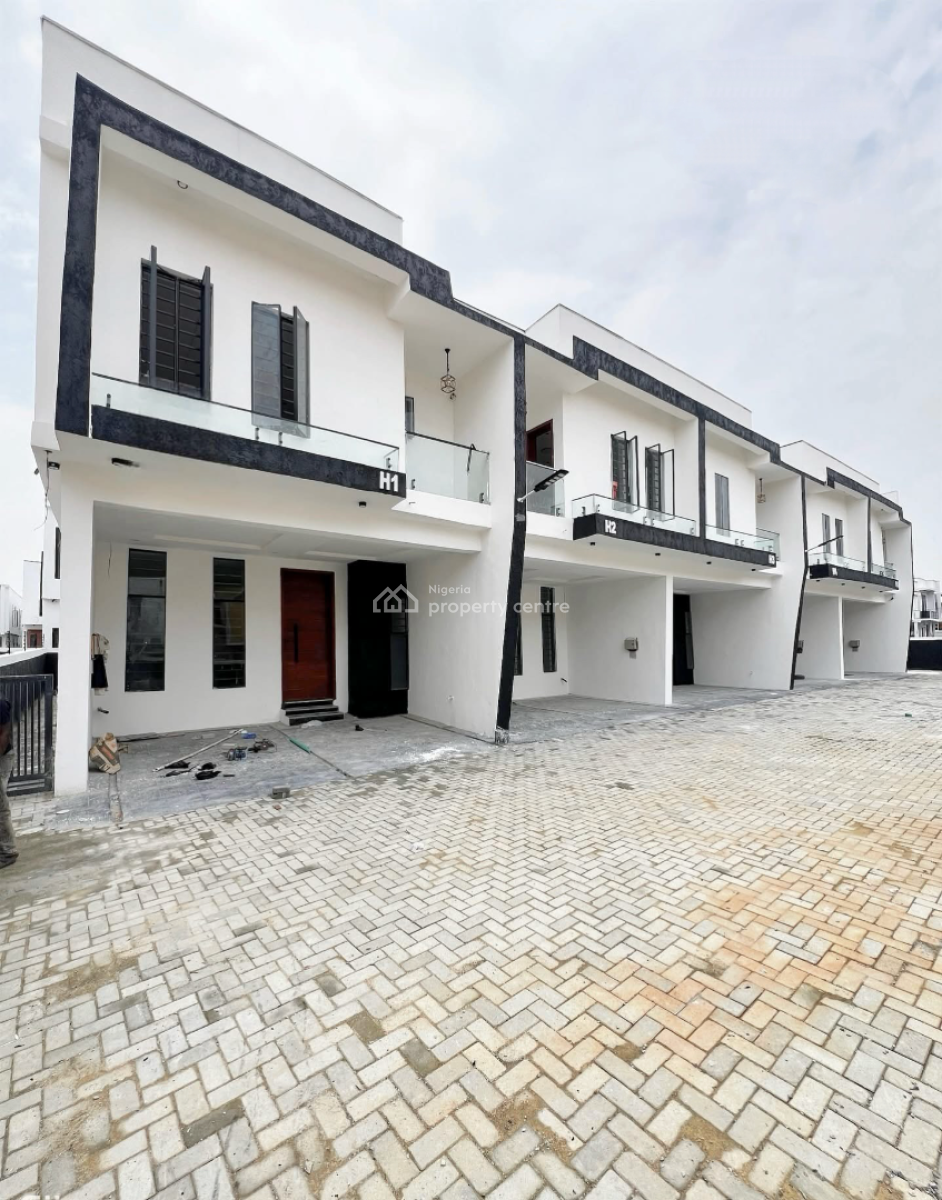 New Beautiful 4 Bedroom Duplex, Premium Estate, Ikota, Lekki, Lagos, Terraced Duplex for Sale