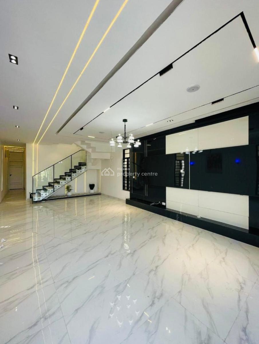 Delightful Exquisite Standard 5 Bedroom Super Luxury Home  with Bq, Chevron, Lekki, Lagos, Detached Duplex for Rent