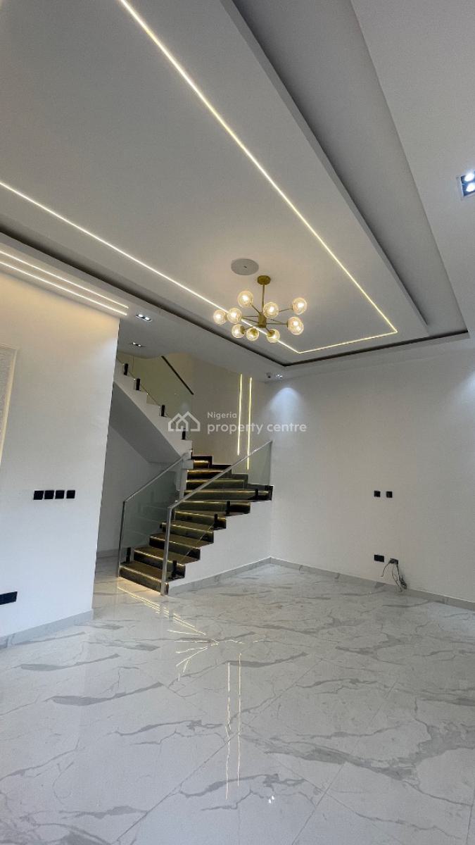 Automated 4 Bedroom Fully Detached Duplex + Bq, Chevron, Lekki, Lagos, Semi-detached Duplex for Sale