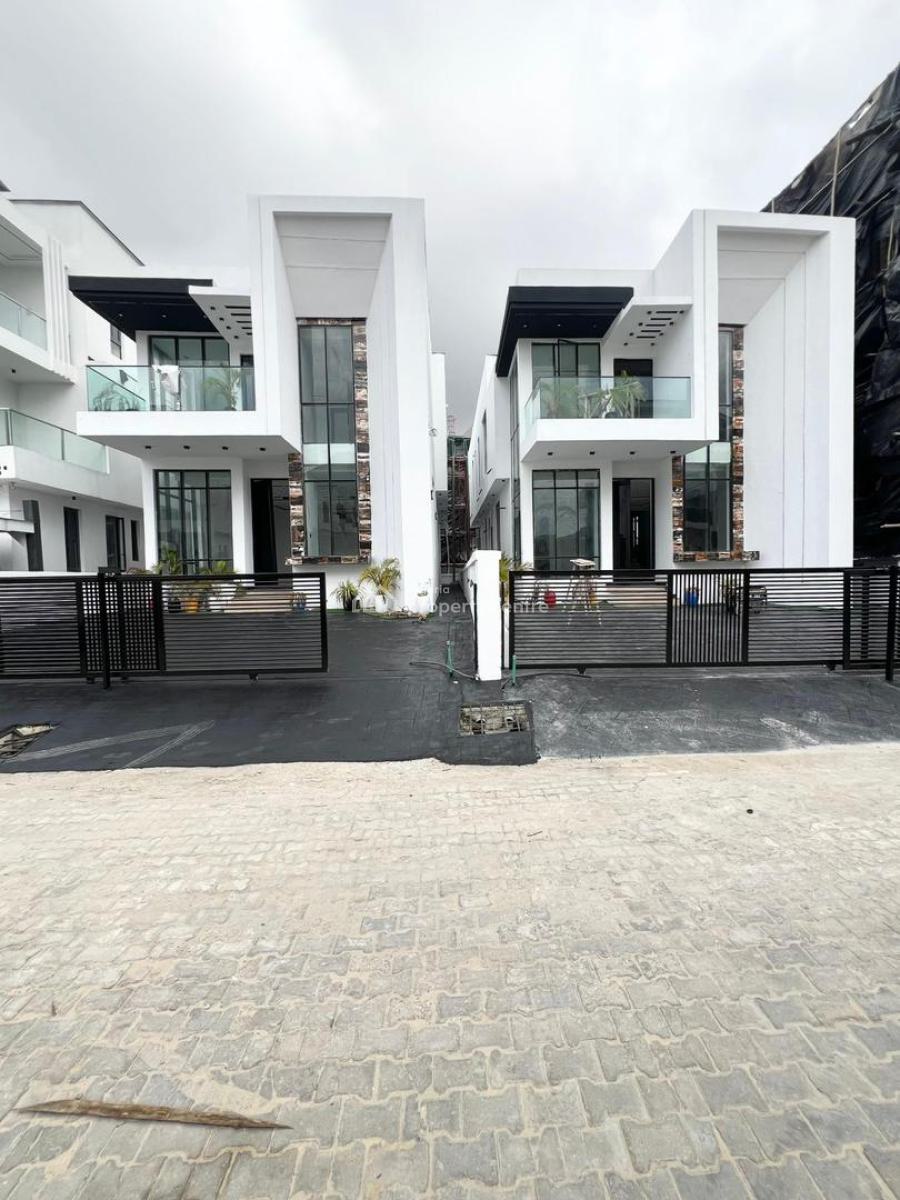 5 Bedrooms Fully Detached Duplex with a Bq, Chevron, Lekki, Lagos, Detached Duplex for Sale