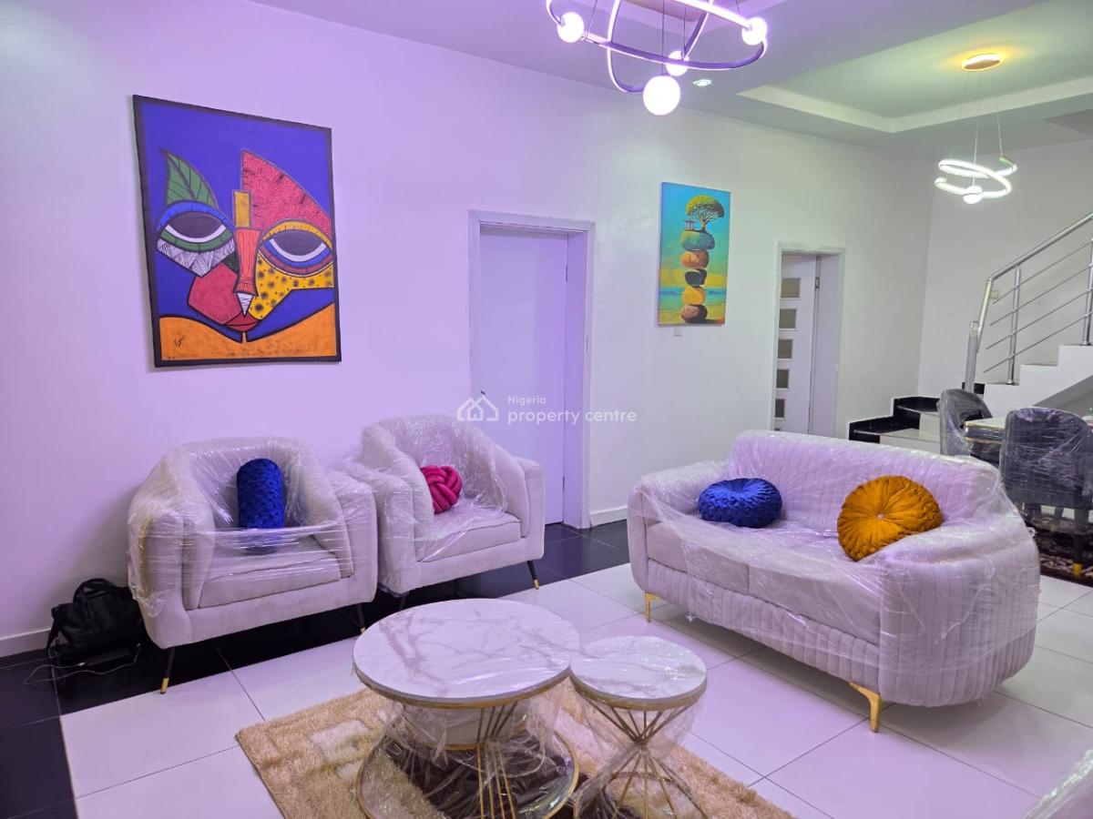 4 Bedroom Terraced Duplex, Ikota, Lekki, Lagos, Terraced Duplex Short Let