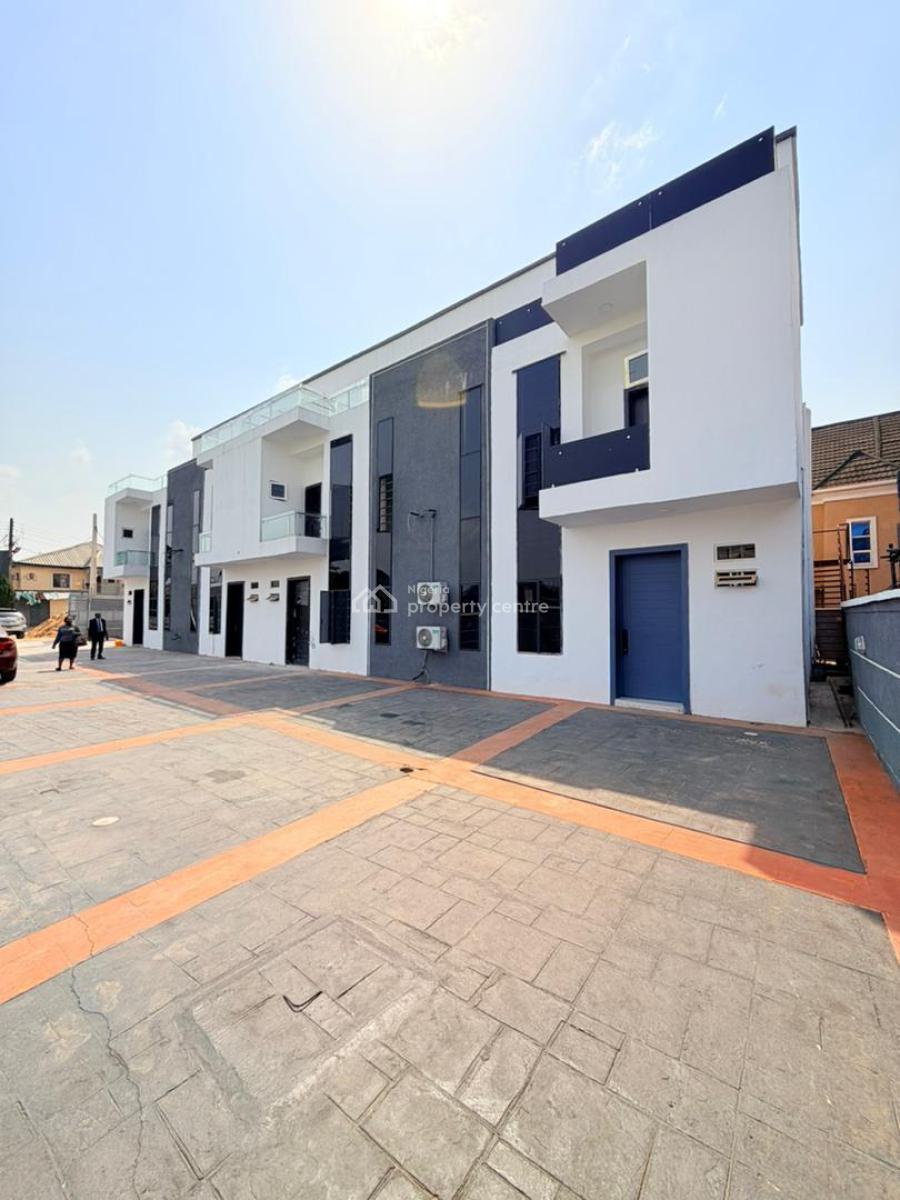Newly Built 3 Bedroom Terrace Duplex with 2 Study Room & Communal Pool, Ajao Estate, Airport Road, Ikeja, Lagos, Terraced Duplex for Sale