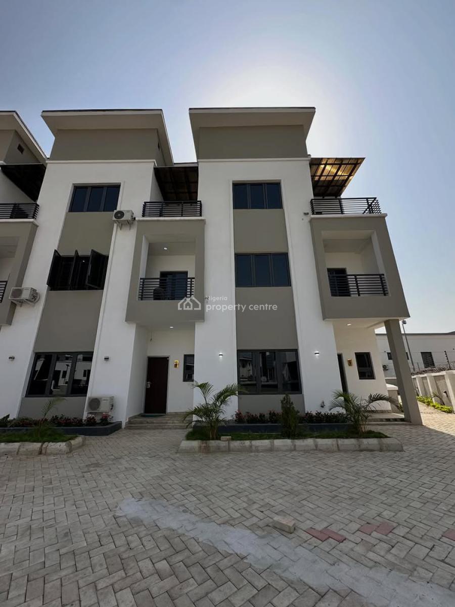 Pristine 4 Bedroom Terrace Duplex with 2 Living Room and a Bq, Jahi, Abuja, Terraced Duplex for Sale