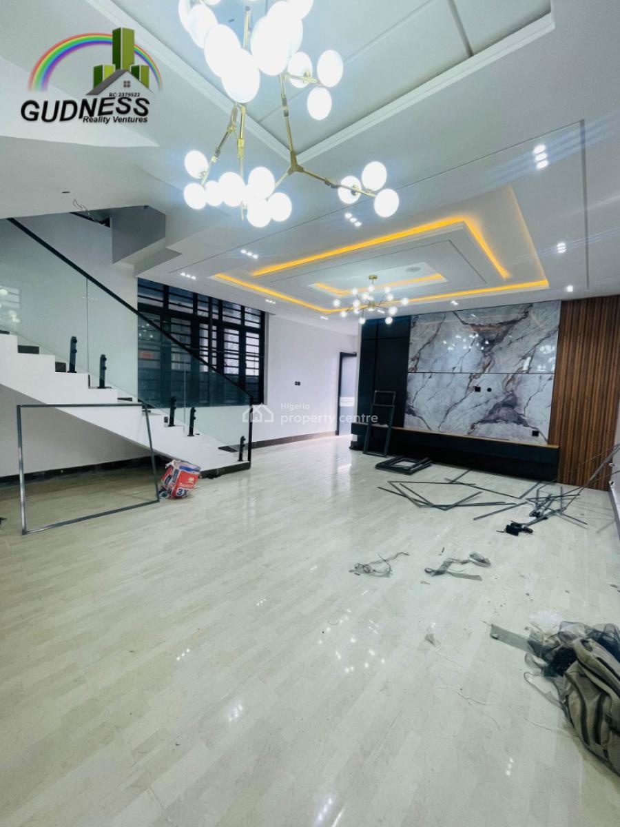 Brand New 5 Bedroom Fully Detached with Bq, Lekki Phase 1, Lekki, Lagos, Flat / Apartment for Sale