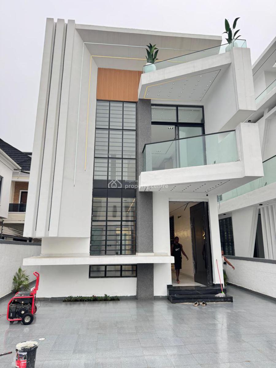 Luxury Contemporary 5 Bedroom Fully Detached Duplex, Chevron Toll Gate, Lekki, Lagos, Detached Duplex for Sale