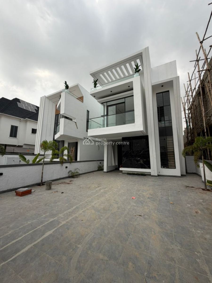 Brand New 5 Bedroom Fully Detached Duplex with Swimming Pool & Bq, 2nd Toll Gate (2 Units Available), Lekki, Lagos, Detached Duplex for Sale
