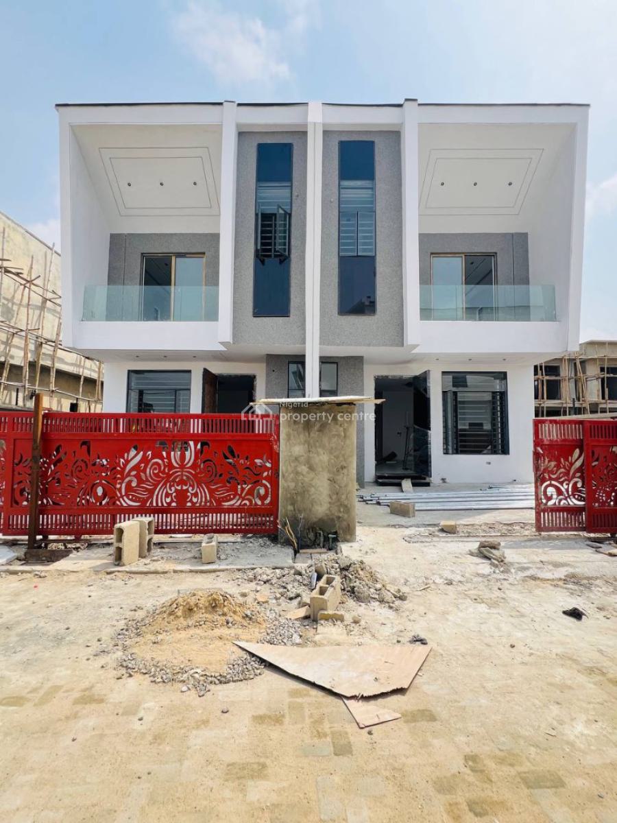 4 Bedroom Semi Detached Duplex +bq, Ikota, Lekki, Lagos, Semi-detached Duplex for Sale