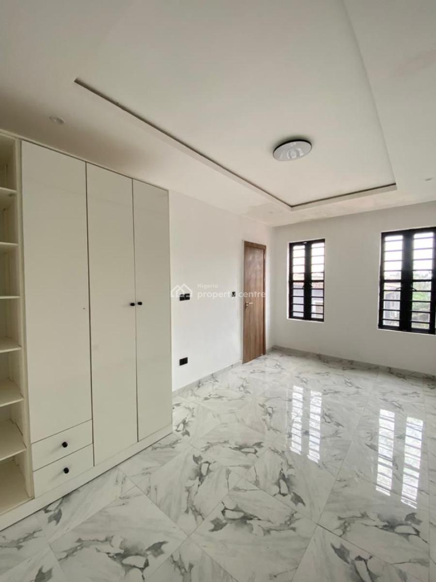 Beautiful 4 Bedroom Semi Detached Duplex with  Bq in a Secure, Idado, Lekki, Lagos, Semi-detached Duplex for Sale