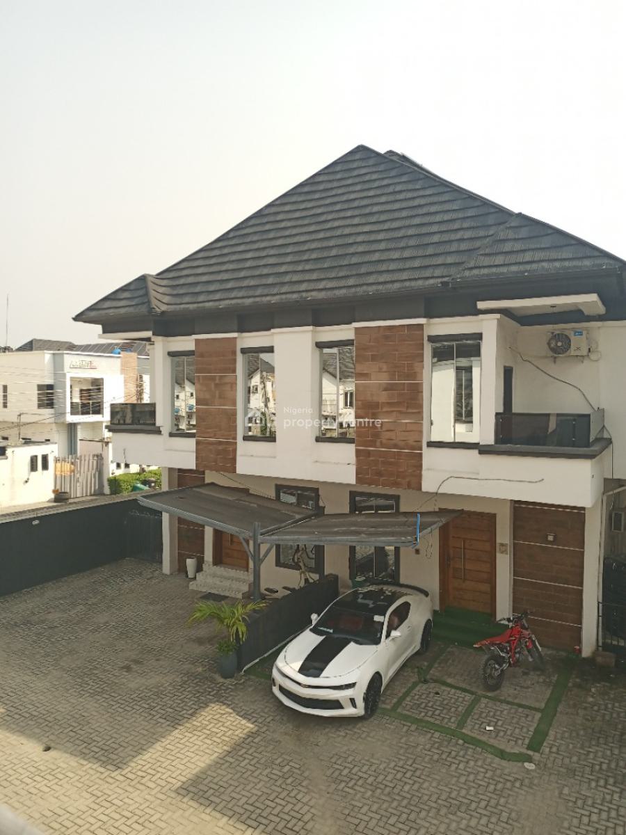 4 Bedroom Semi Detached with Spacious Rooms, Orchid Road, Lekki Phase 2, Lekki, Lagos, Semi-detached Duplex for Rent