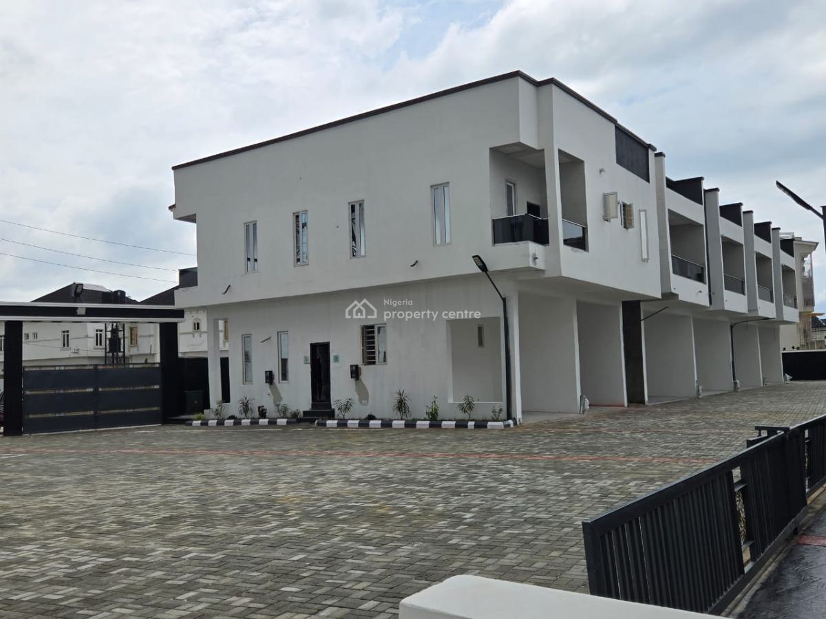 Newly Built and Well Finished 4 Bedroom Terrace Duplex, Ikota, Lekki, Lagos, Terraced Duplex for Sale