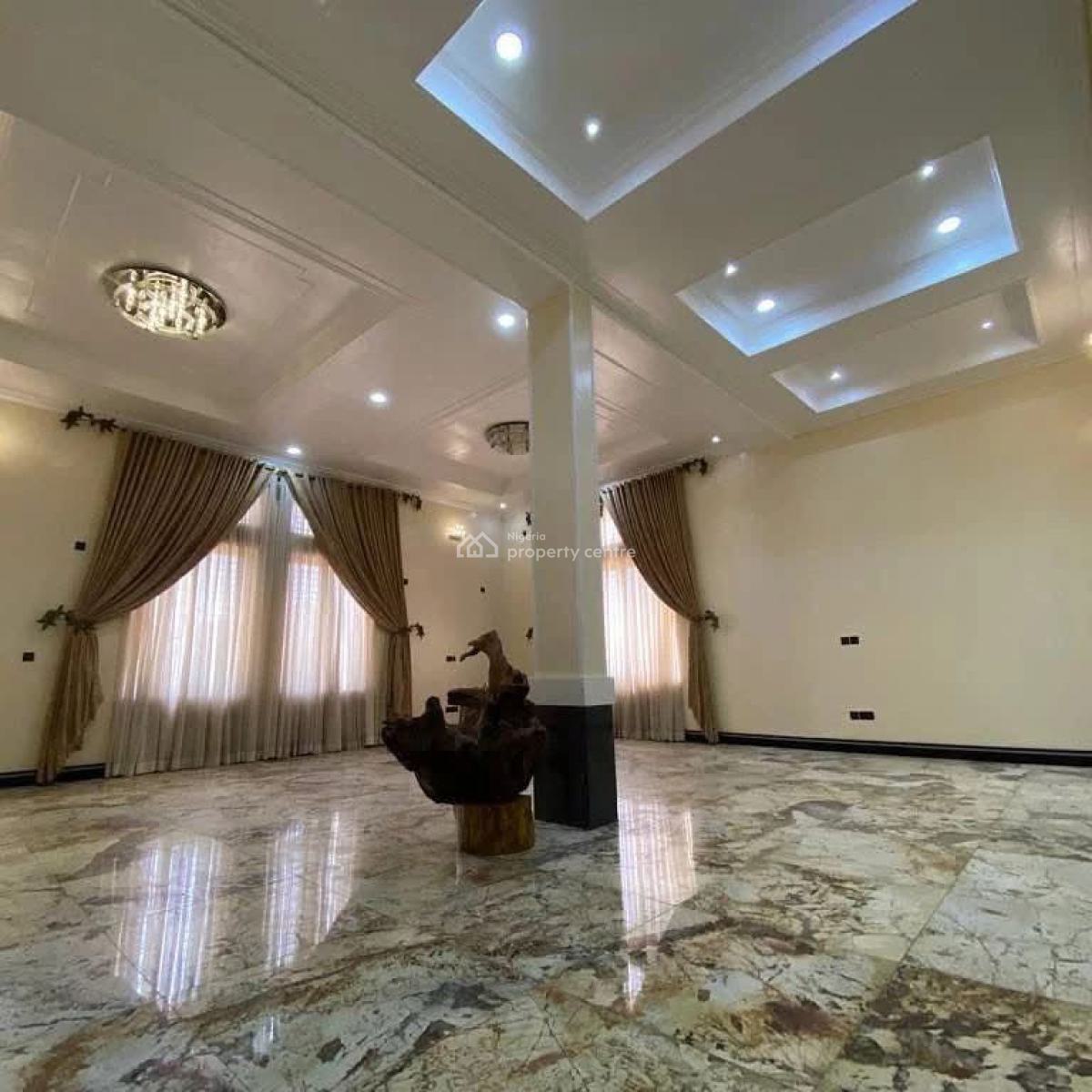 The Most Prestigious 8 Bedrooms Mansion with 5 Living Rooms & Pool, Main Guzape, Guzape District, Abuja, Detached Duplex for Sale