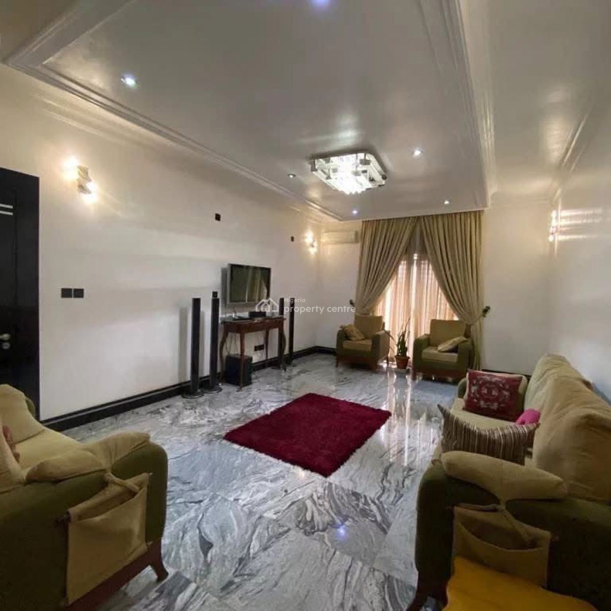 The Most Prestigious 8 Bedrooms Mansion with 5 Living Rooms & Pool, Main Guzape, Guzape District, Abuja, Detached Duplex for Sale