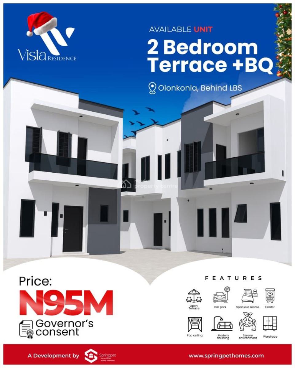 Vista Residece, Olokonla /lagos Business School, Lekki, Lagos, Semi-detached Bungalow for Sale