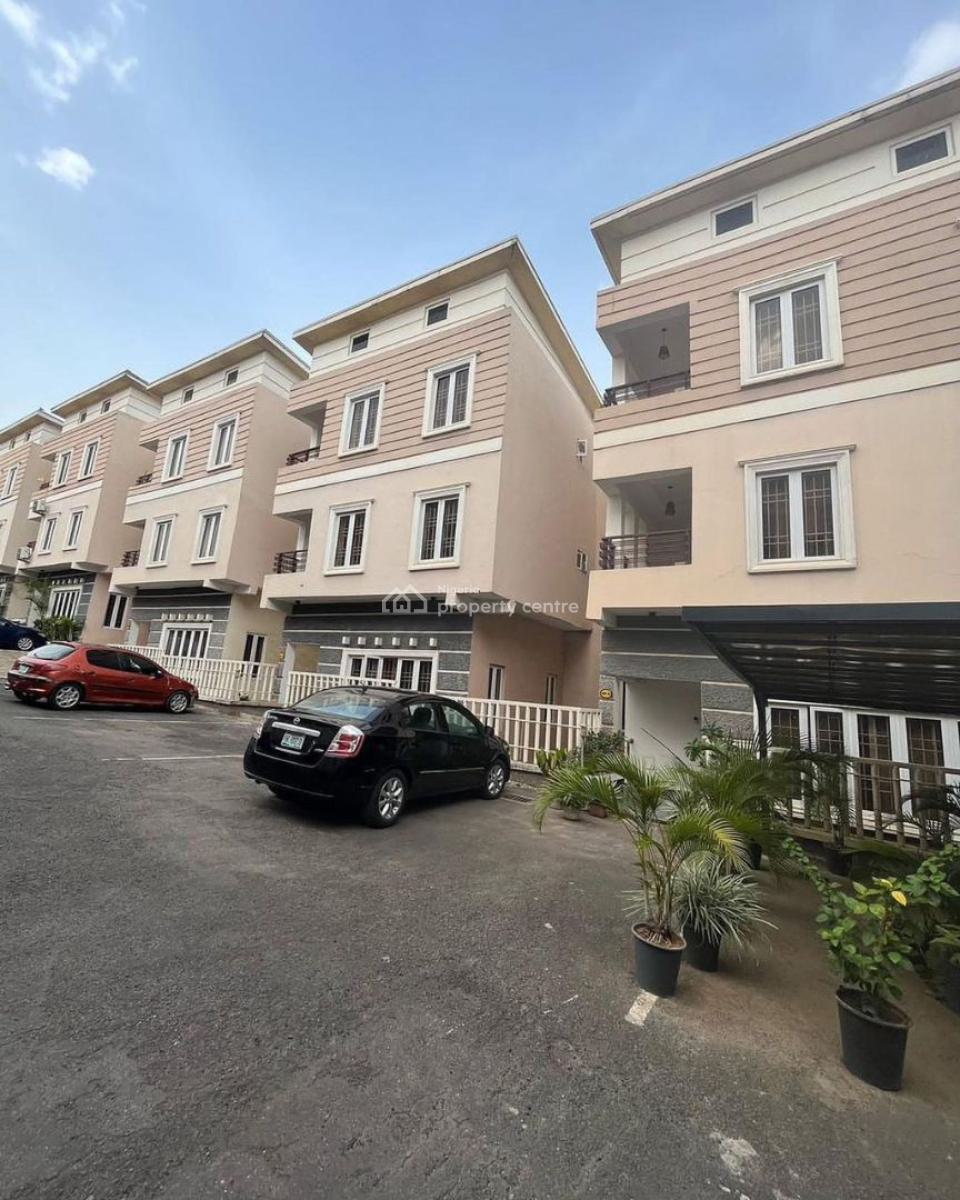 Luxury 4 Bedrooms Terrace Duplex with Bq in a Lovely Environment, Main Guzape, Guzape District, Abuja, Terraced Duplex for Sale