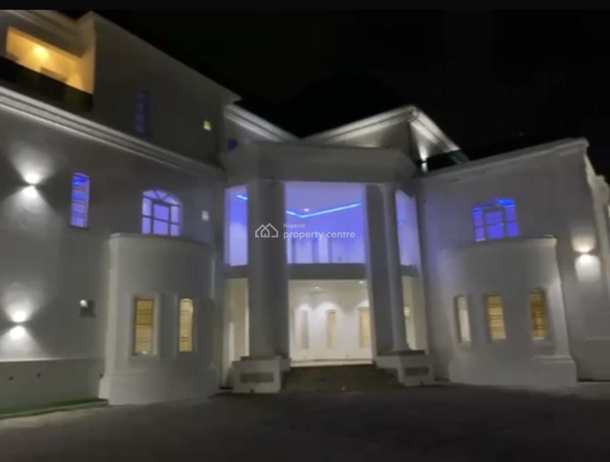 Executive Deal Newly Built 17 Bedroom Mansion with Features for Men, Asokoro District, Abuja, Semi-detached Bungalow for Sale