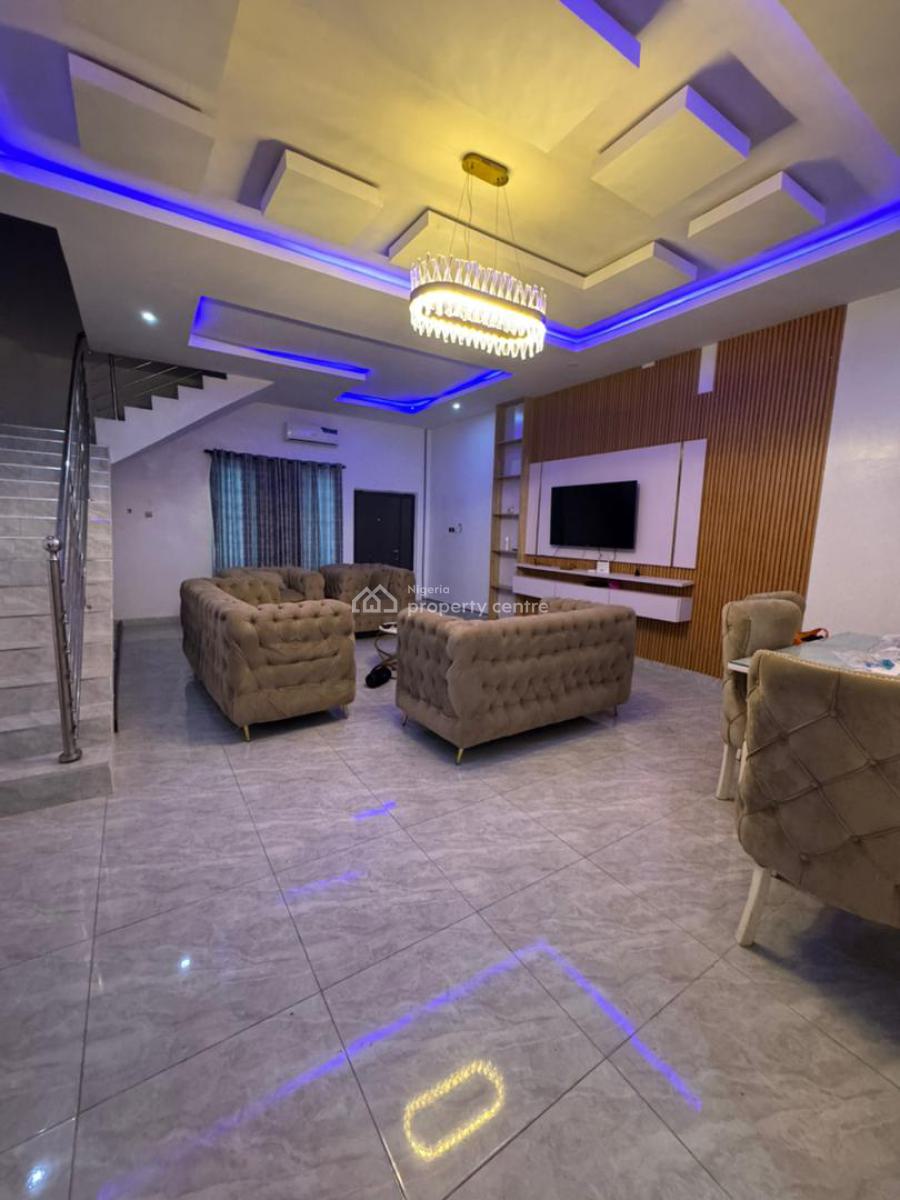 Luxury 3 Bedrooms Terrace with Self Compound, Pepperoni, Atlantic Nominees, Ajah, Lagos, Terraced Duplex for Rent