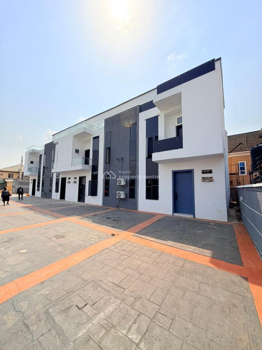 Smartly Built 3 Bedroom Terrace Duplex with Pool, Isolo, Lagos, Terraced Duplex for Sale