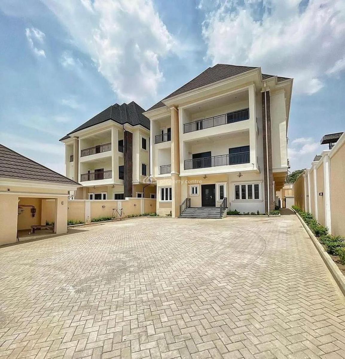 Luxuriously Built 8 Bedrooms Detached Mansion at Lovely Area, Extension, Asokoro District, Abuja, Detached Duplex for Sale