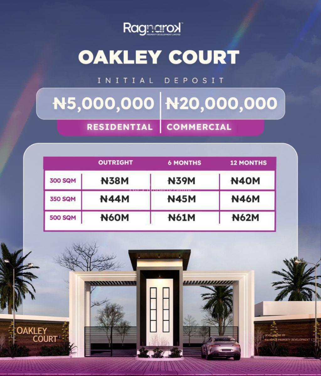 Oakley Court, Eleko, Ibeju Lekki, Lagos, Residential Land for Sale