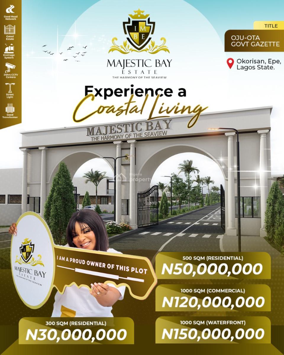 Majestic Bay Estate, Oju Ota, Epe, Lagos, Residential Land for Sale