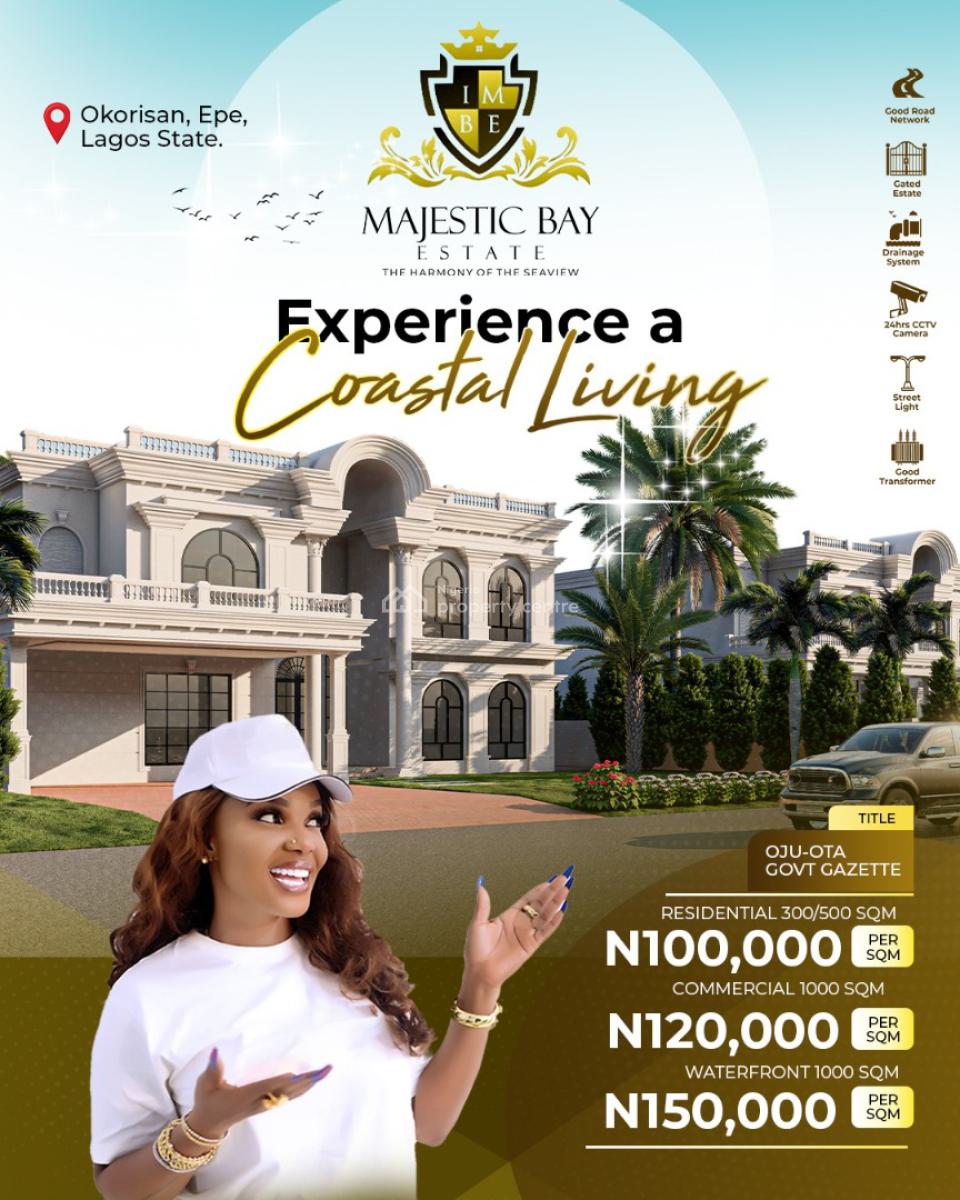 Majestic Bay Estate, Oju Ota, Epe, Lagos, Residential Land for Sale