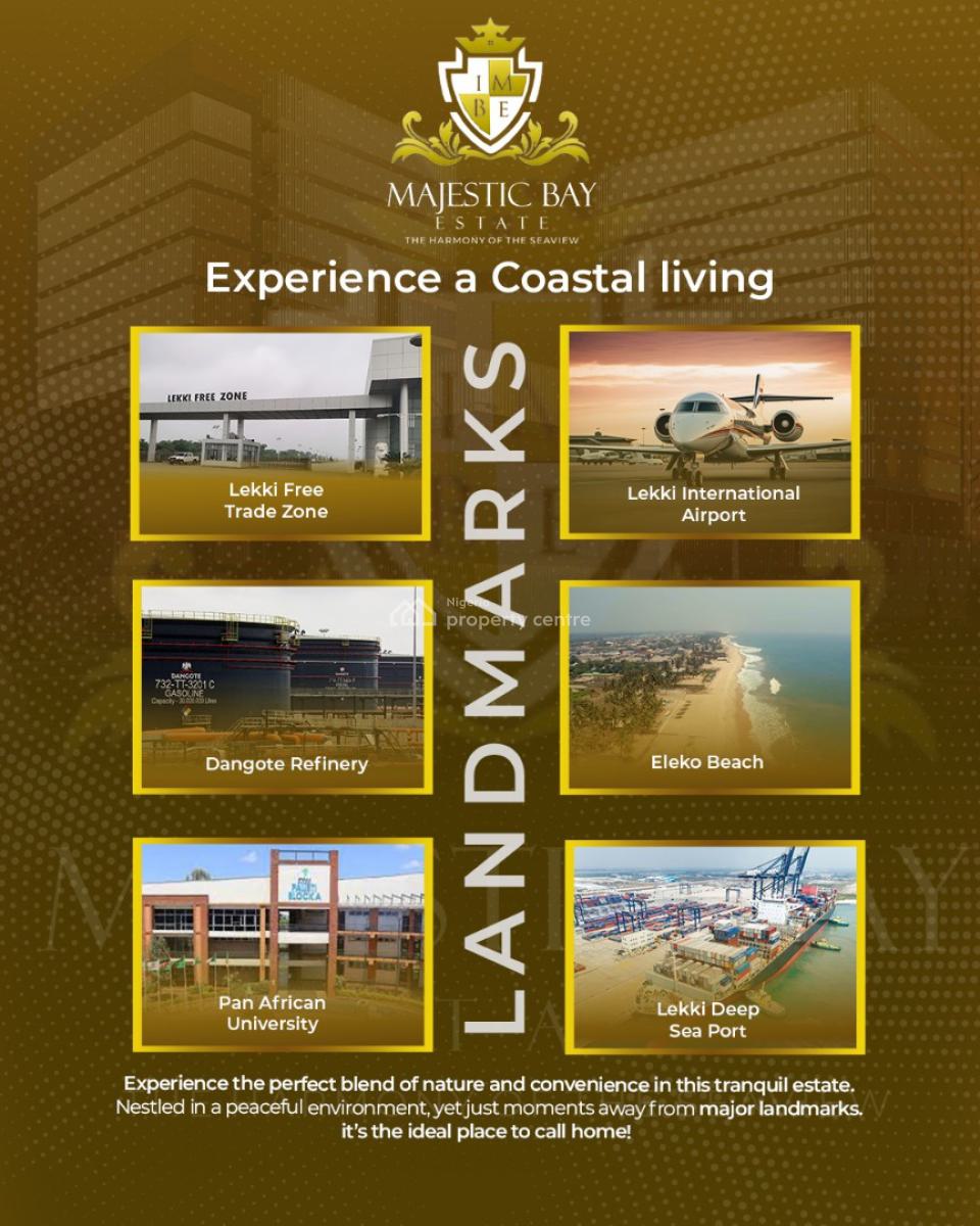 Majestic Bay Estate, Oju Ota, Epe, Lagos, Residential Land for Sale