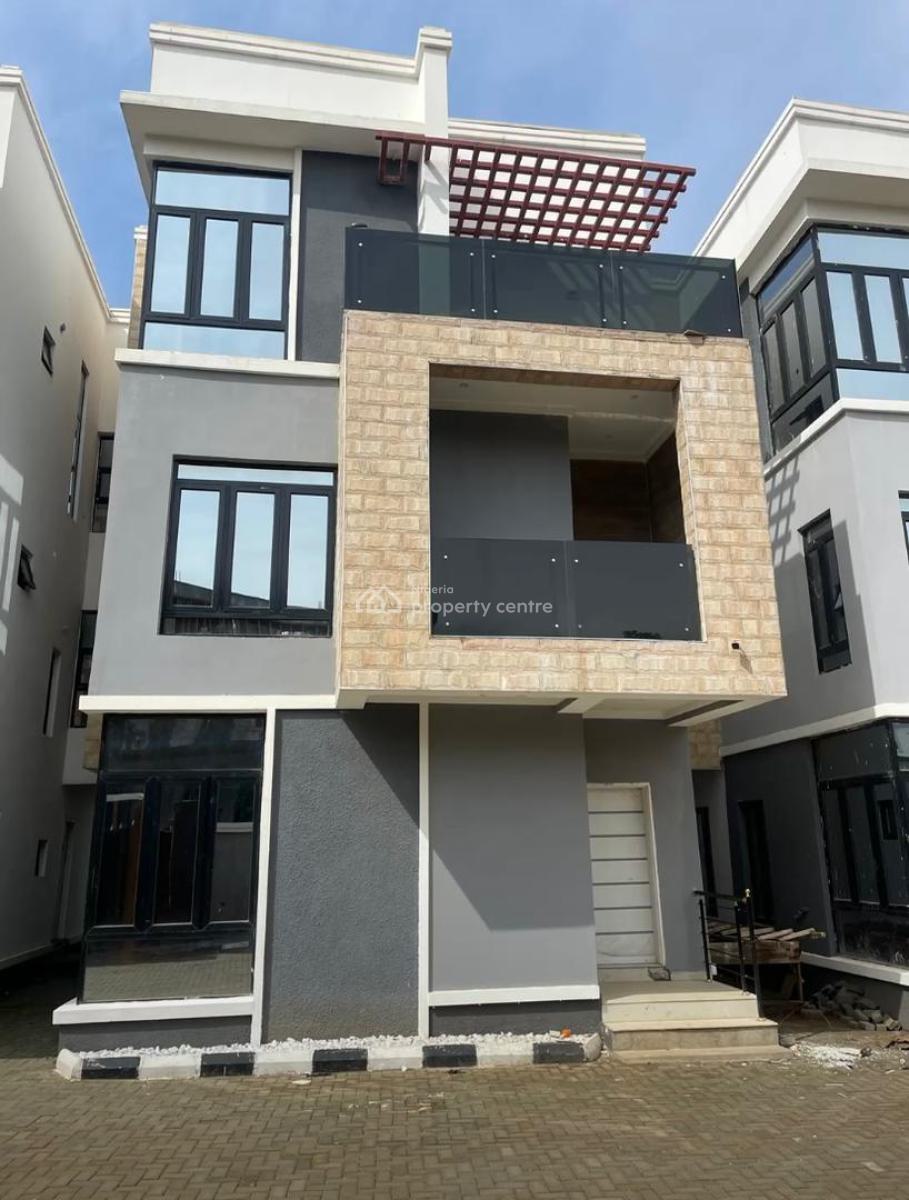 Beautifully Built 4 Bedrooms Terrace Duplex with Bq in a Lovely Environment, Diplomatic Zone, Katampe Extension, Katampe, Abuja, Terraced Duplex for Sale