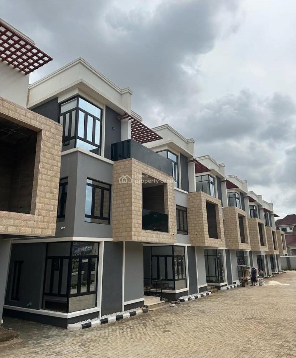 Beautifully Built 4 Bedrooms Terrace Duplex with Bq in a Lovely Environment, Diplomatic Zone, Katampe Extension, Katampe, Abuja, Terraced Duplex for Sale
