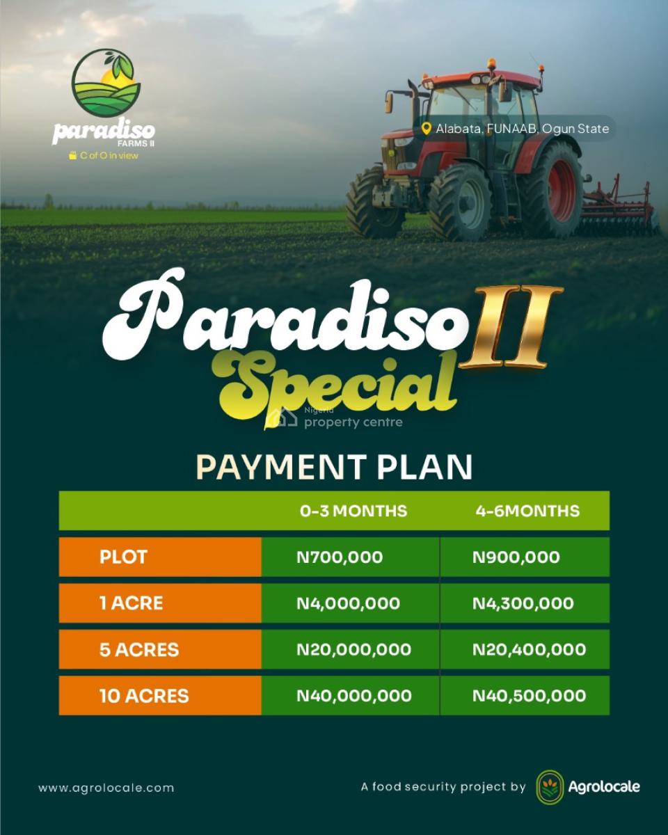 Paradiso Farm 2, Alabata, Odeda, Ogun, Mixed-use Land for Sale