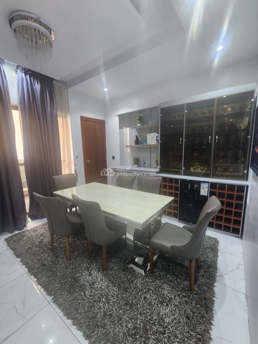 Beautiful Furnished 5 Bedrooms Terrace Duplex with Bq, Ikate By New Coastal Road, Ikate, Lekki, Lagos, Terraced Duplex for Rent