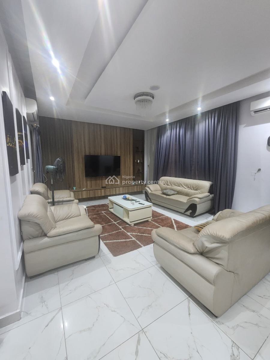 Beautiful Furnished 5 Bedrooms Terrace Duplex with Bq, Ikate By New Coastal Road, Ikate, Lekki, Lagos, Terraced Duplex for Rent