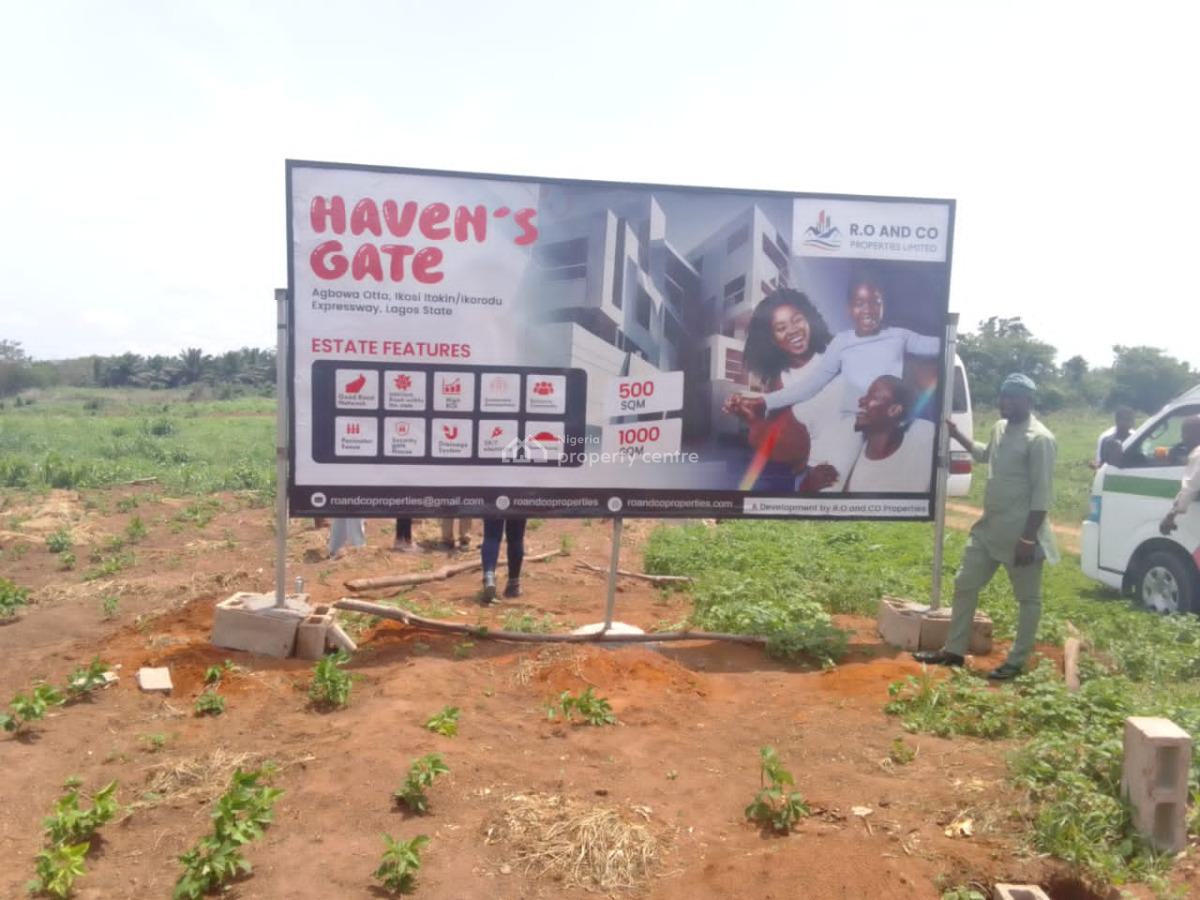 Cheapest Land with Instant Allocation in Serene Environment, The Haven Gate Estate Otta Ikosi/ikorodu Expressway, Agbowa,, Ikorodu, Lagos, Residential Land for Sale