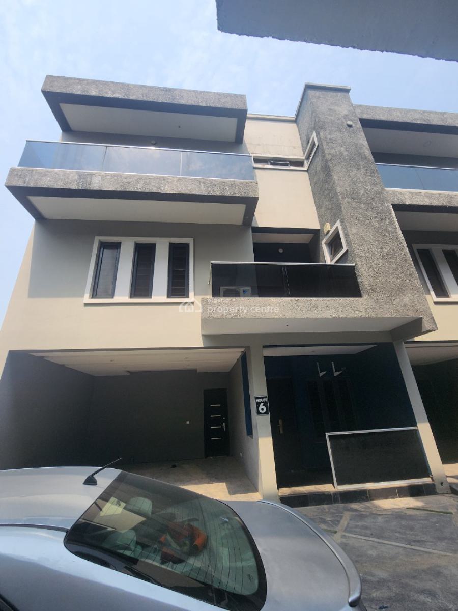 Furnished 5 Bedeoom Terrace Duplex with Bq and Rooftop Sitout, Coastal Road Ikate, Ikate, Lekki, Lagos, Terraced Duplex for Rent
