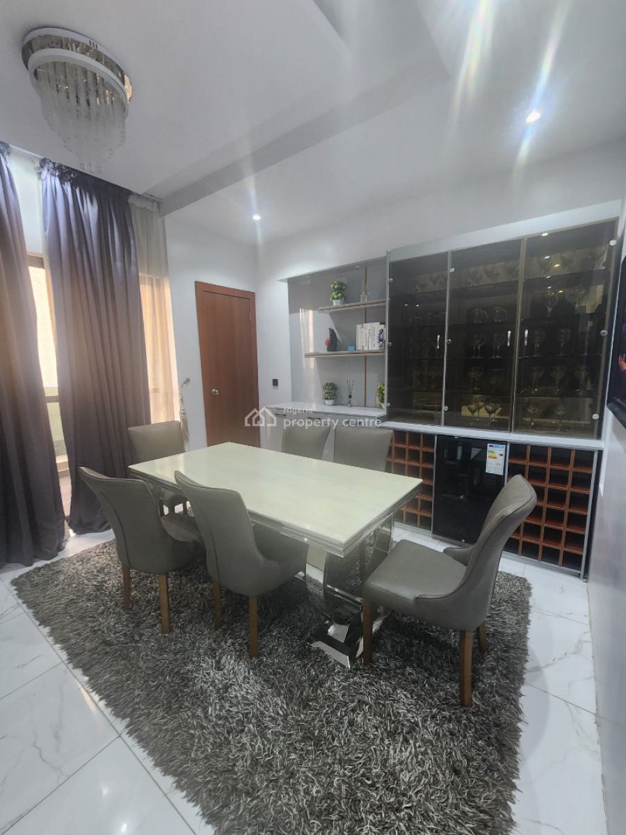 Furnished 5 Bedeoom Terrace Duplex with Bq and Rooftop Sitout, Coastal Road Ikate, Ikate, Lekki, Lagos, Terraced Duplex for Rent