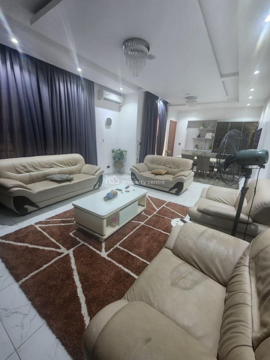 Furnished 5 Bedeoom Terrace Duplex with Bq and Rooftop Sitout, Coastal Road Ikate, Ikate, Lekki, Lagos, Terraced Duplex for Rent